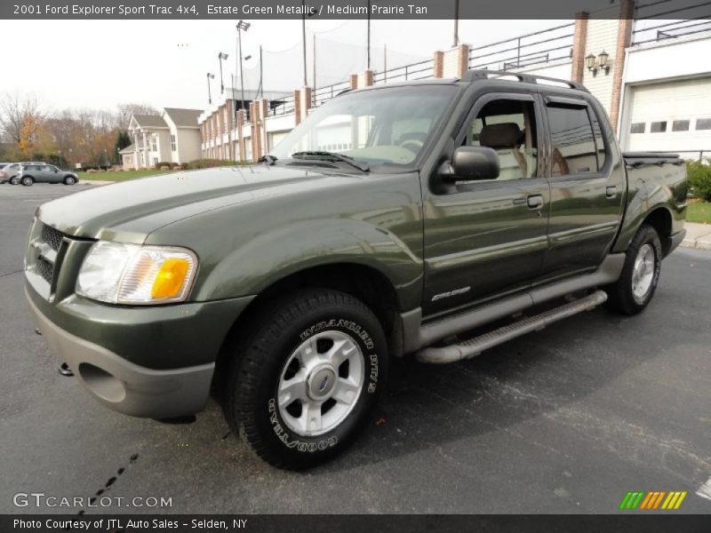 Estate Green Metallic / Medium Prairie Tan 2001 Ford Explorer Sport Trac 4x4