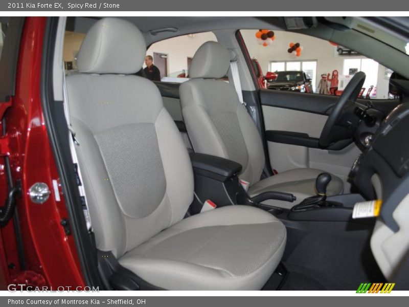 Spicy Red / Stone 2011 Kia Forte EX