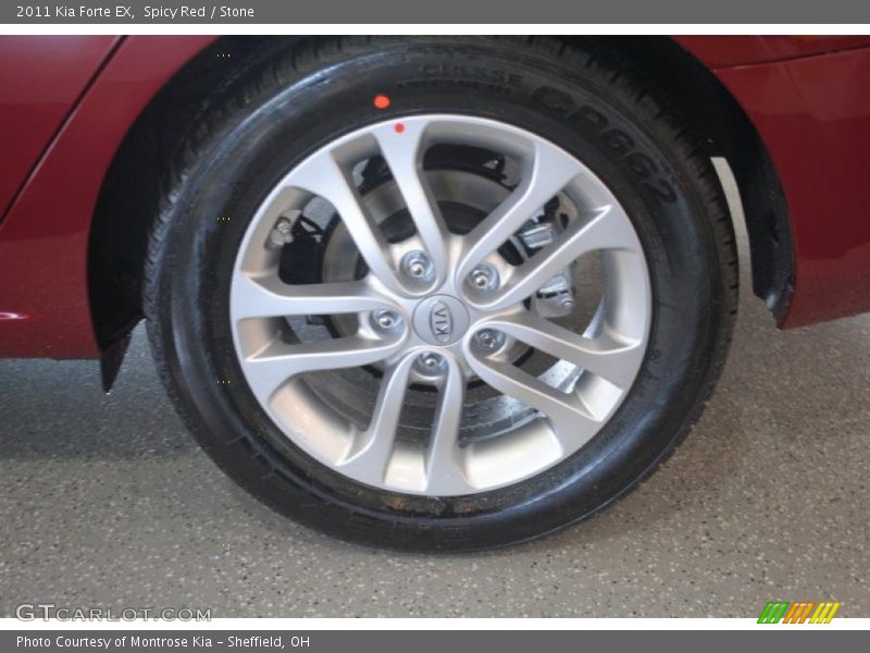 Spicy Red / Stone 2011 Kia Forte EX