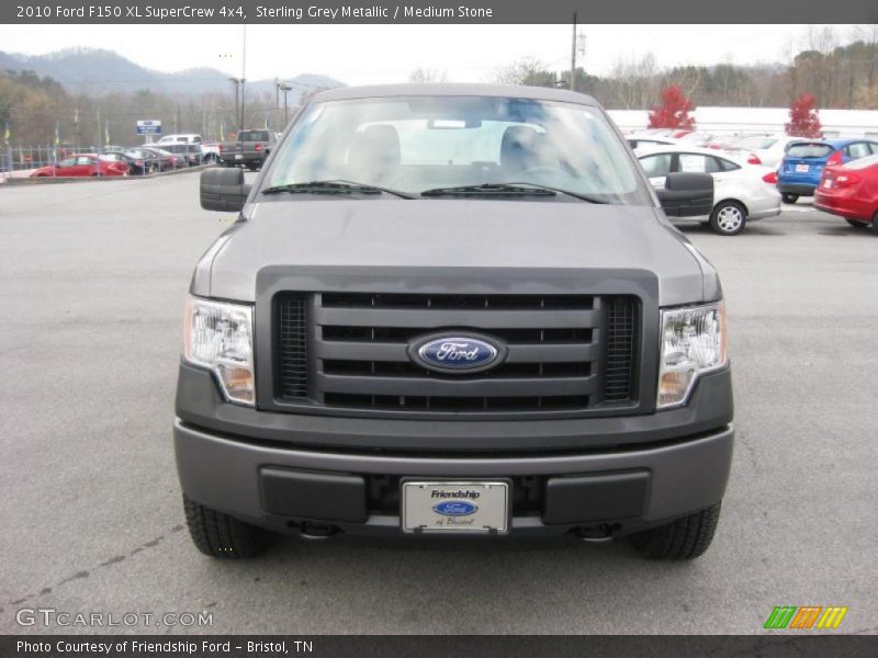 Sterling Grey Metallic / Medium Stone 2010 Ford F150 XL SuperCrew 4x4