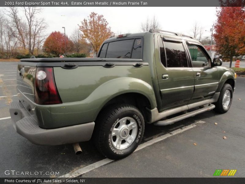 Estate Green Metallic / Medium Prairie Tan 2001 Ford Explorer Sport Trac 4x4