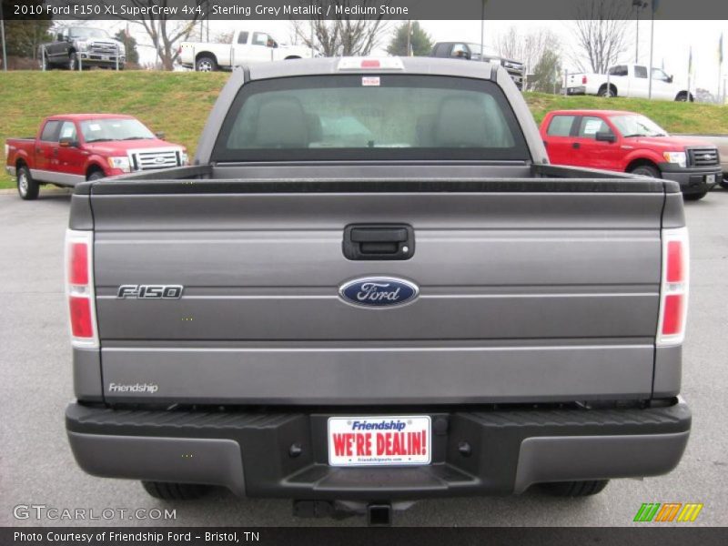 Sterling Grey Metallic / Medium Stone 2010 Ford F150 XL SuperCrew 4x4