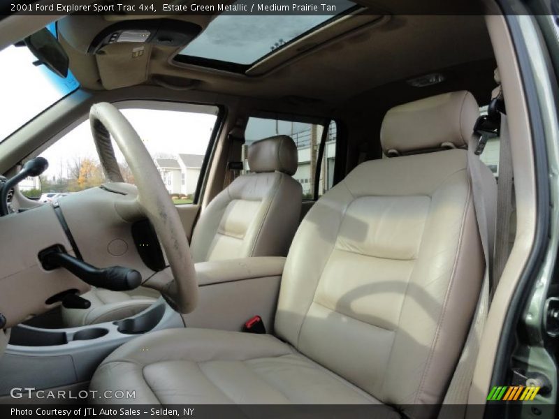 Estate Green Metallic / Medium Prairie Tan 2001 Ford Explorer Sport Trac 4x4