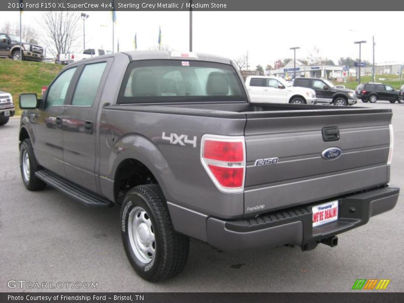 Sterling Grey Metallic / Medium Stone 2010 Ford F150 XL SuperCrew 4x4