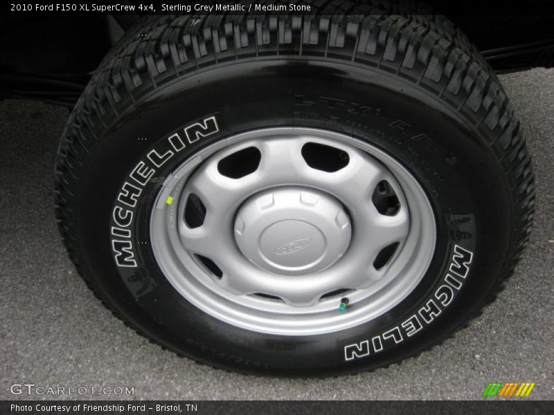 Sterling Grey Metallic / Medium Stone 2010 Ford F150 XL SuperCrew 4x4