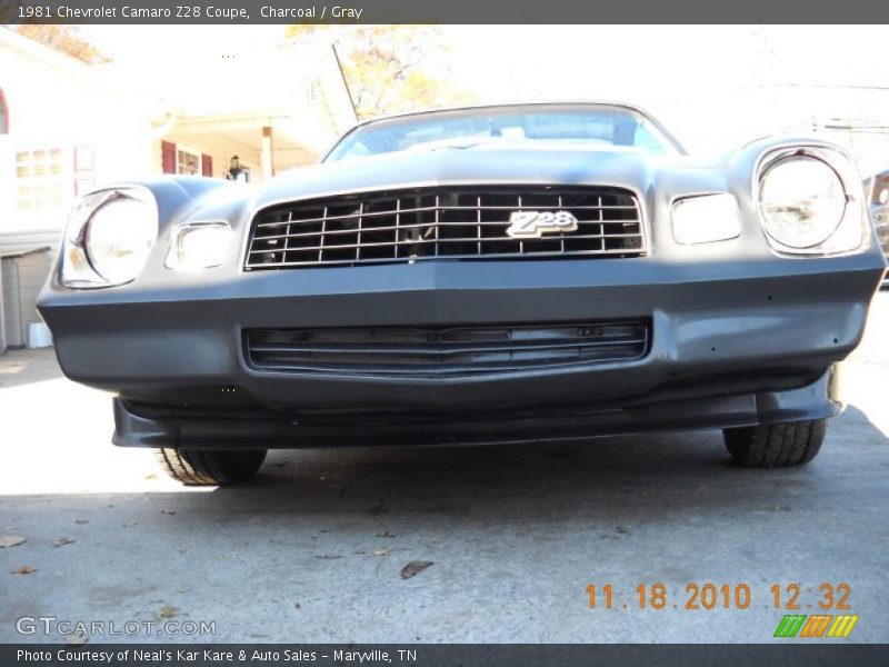 Charcoal / Gray 1981 Chevrolet Camaro Z28 Coupe