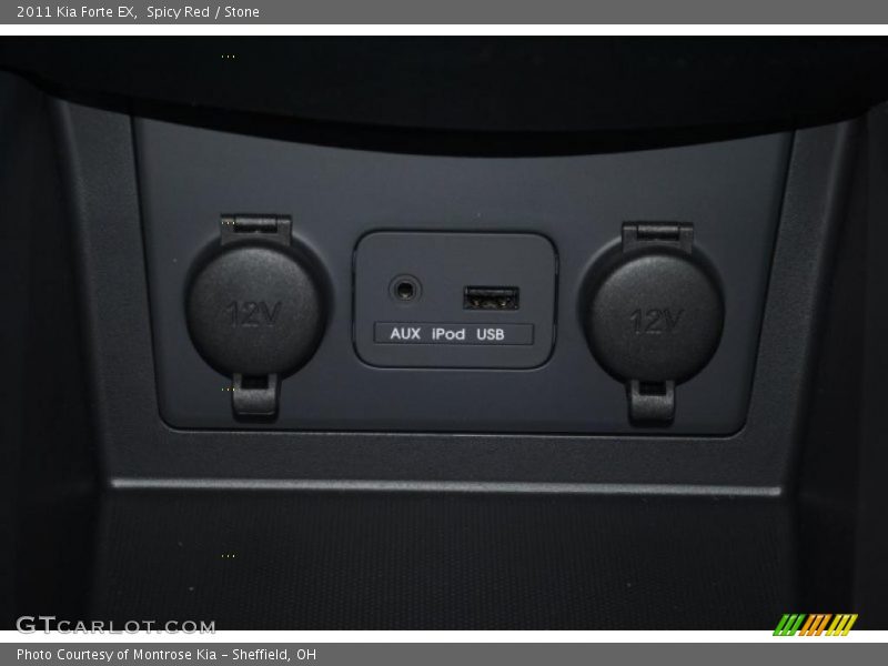 Spicy Red / Stone 2011 Kia Forte EX