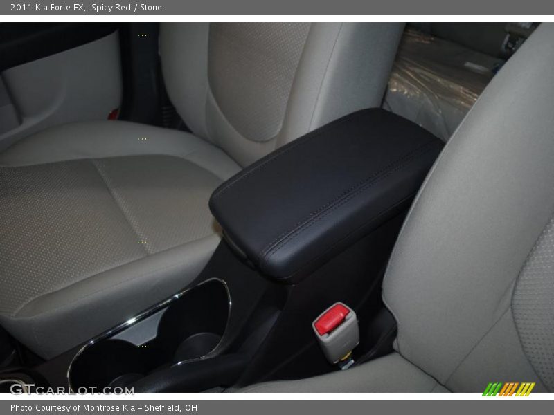 Spicy Red / Stone 2011 Kia Forte EX