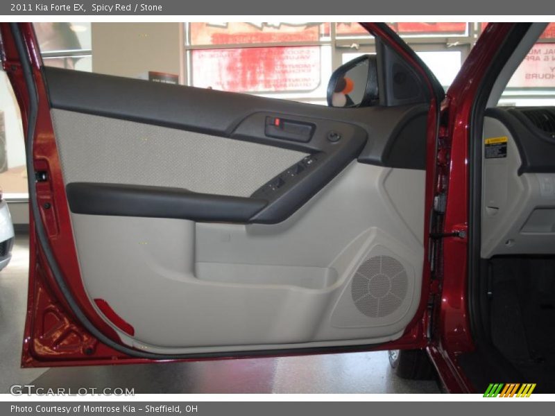 Spicy Red / Stone 2011 Kia Forte EX