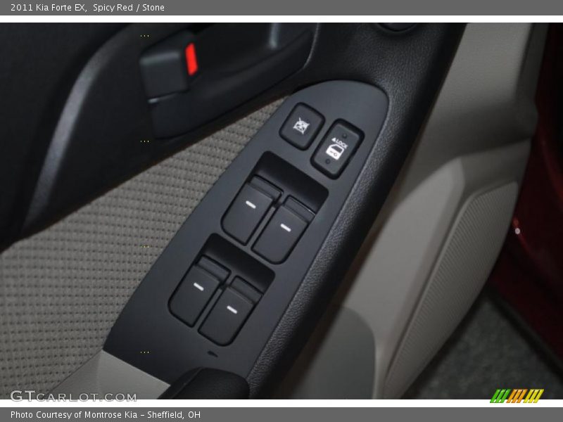 Spicy Red / Stone 2011 Kia Forte EX