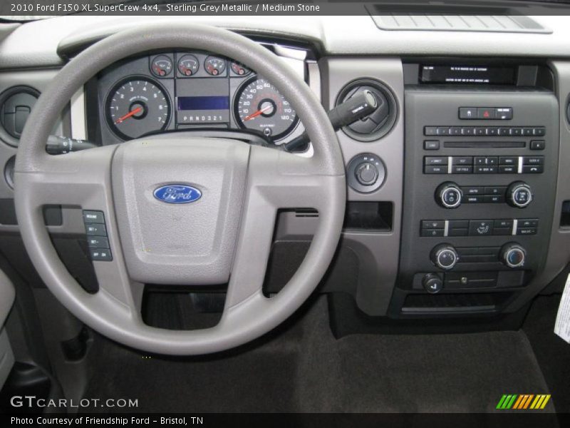 Sterling Grey Metallic / Medium Stone 2010 Ford F150 XL SuperCrew 4x4