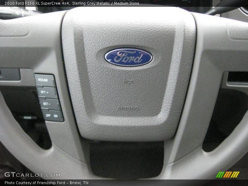 Sterling Grey Metallic / Medium Stone 2010 Ford F150 XL SuperCrew 4x4