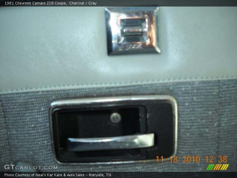 Charcoal / Gray 1981 Chevrolet Camaro Z28 Coupe