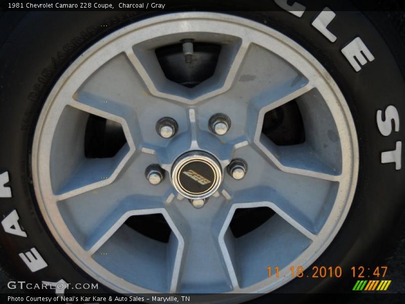 Charcoal / Gray 1981 Chevrolet Camaro Z28 Coupe