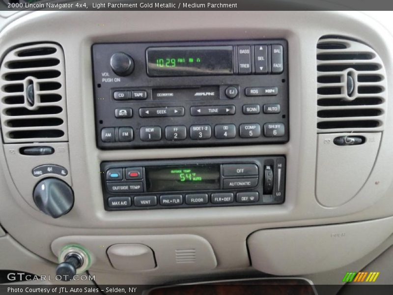 Controls of 2000 Navigator 4x4