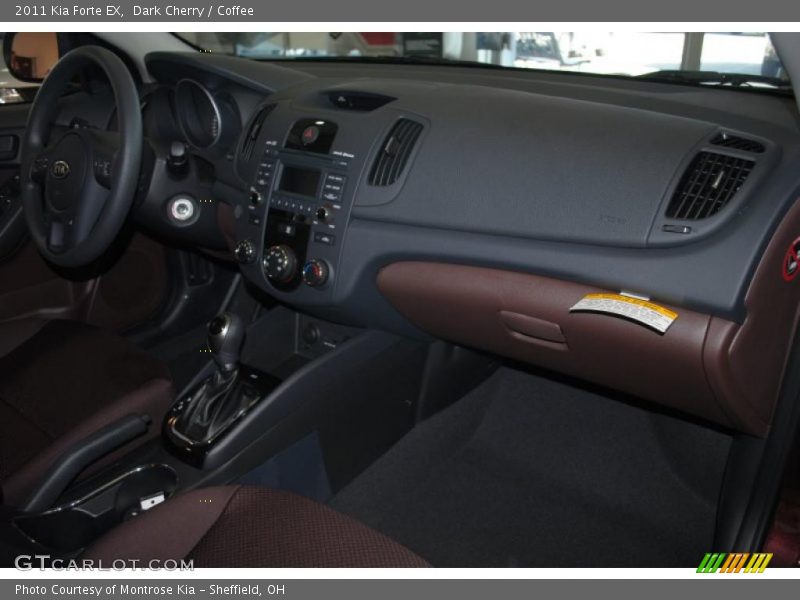 Dark Cherry / Coffee 2011 Kia Forte EX