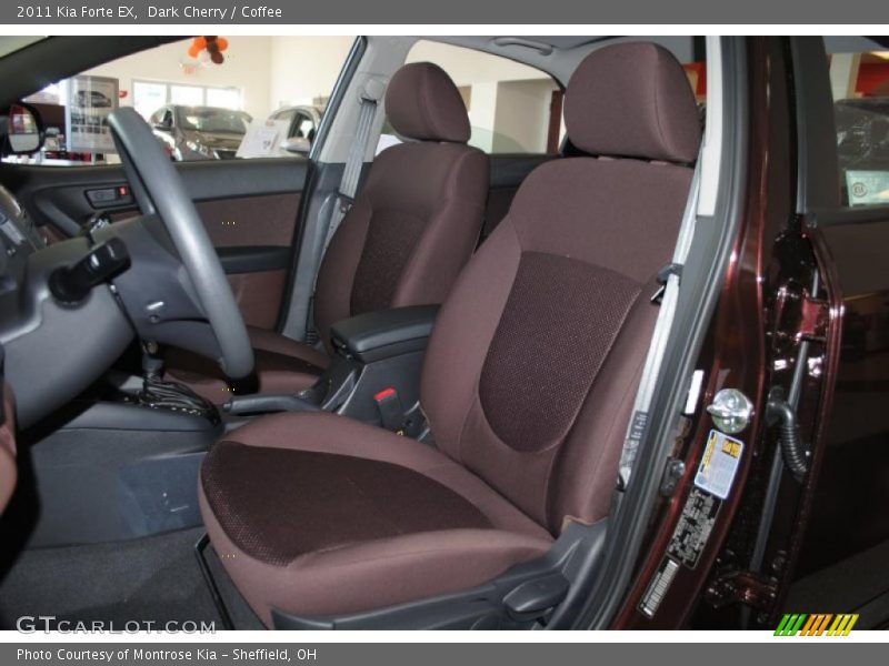Dark Cherry / Coffee 2011 Kia Forte EX