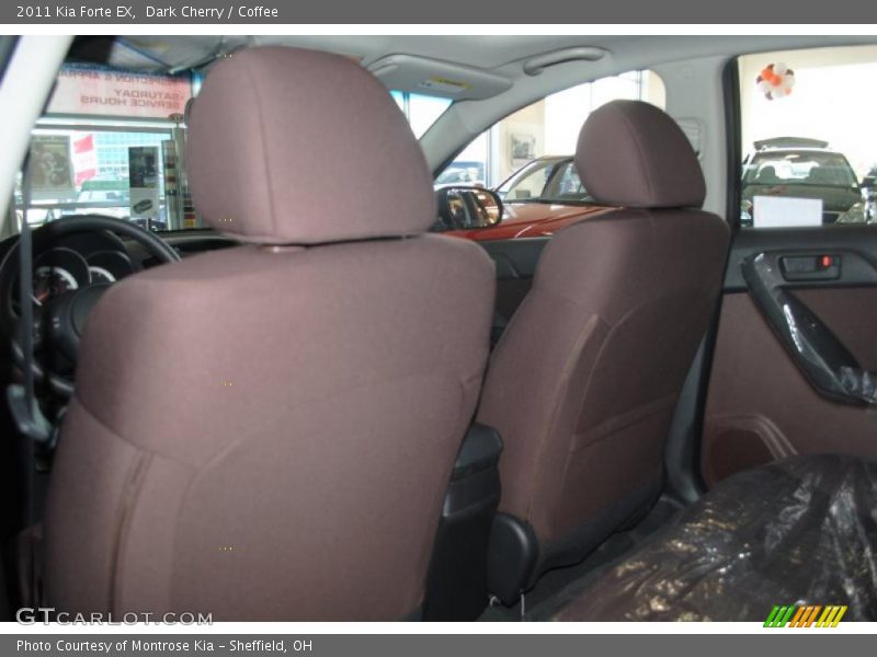 Dark Cherry / Coffee 2011 Kia Forte EX
