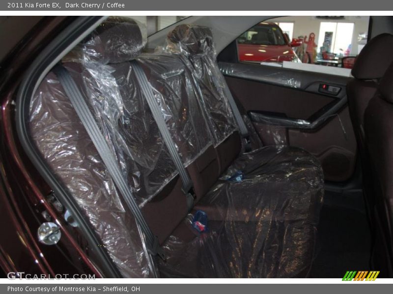 Dark Cherry / Coffee 2011 Kia Forte EX