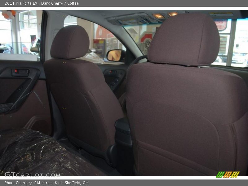 Dark Cherry / Coffee 2011 Kia Forte EX