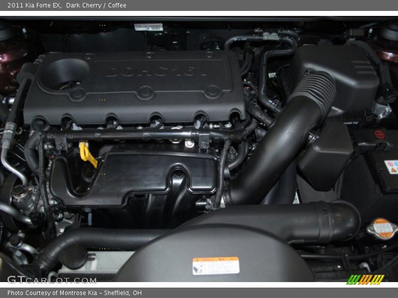 Dark Cherry / Coffee 2011 Kia Forte EX