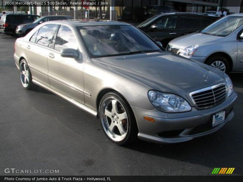 Pewter Metallic / Java 2006 Mercedes-Benz S 500 Sedan