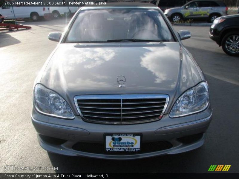 Pewter Metallic / Java 2006 Mercedes-Benz S 500 Sedan