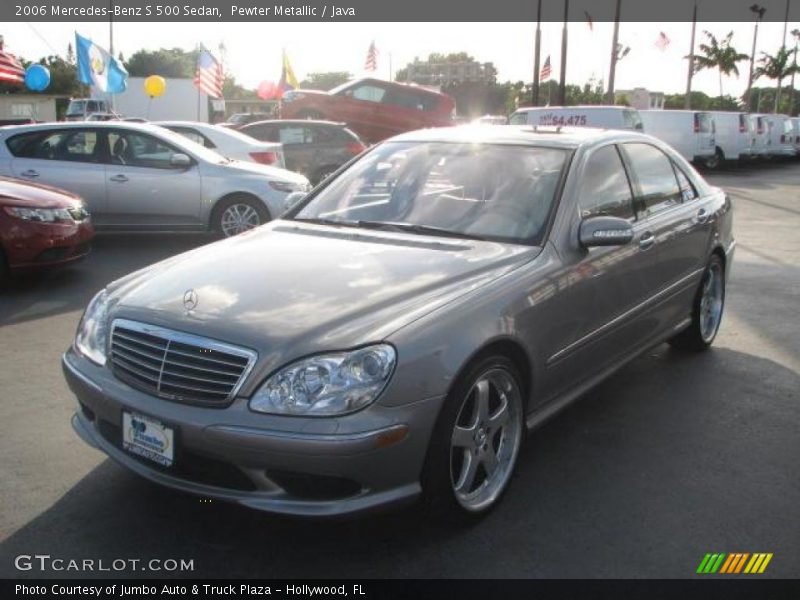 Pewter Metallic / Java 2006 Mercedes-Benz S 500 Sedan