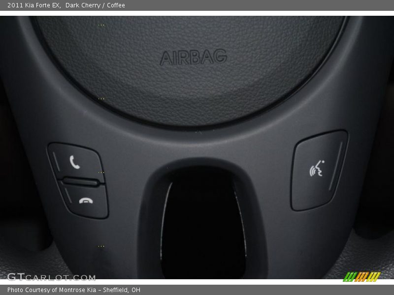 Dark Cherry / Coffee 2011 Kia Forte EX