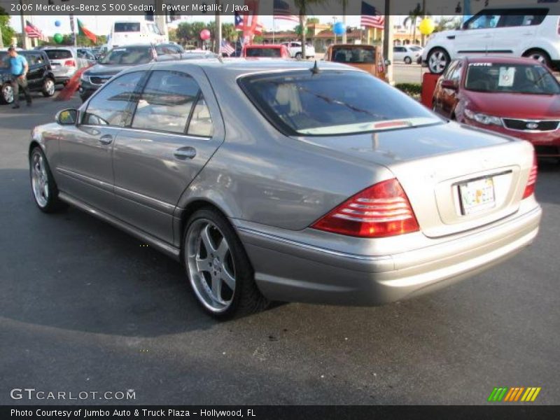 Pewter Metallic / Java 2006 Mercedes-Benz S 500 Sedan