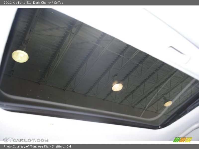 Dark Cherry / Coffee 2011 Kia Forte EX