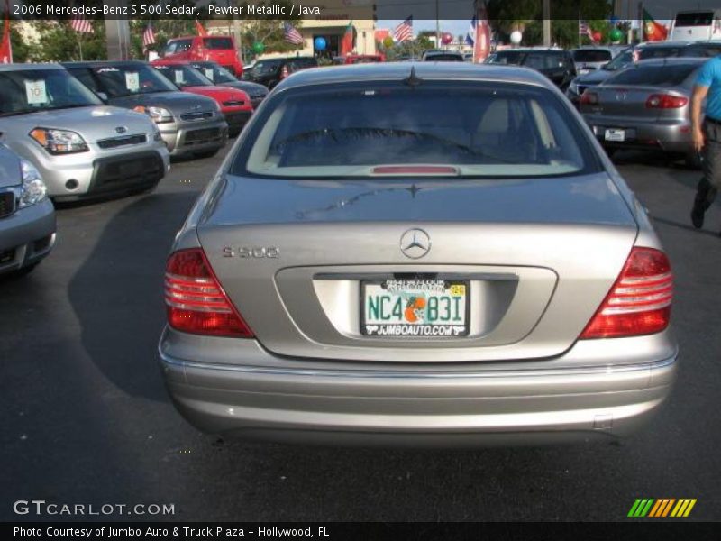 Pewter Metallic / Java 2006 Mercedes-Benz S 500 Sedan