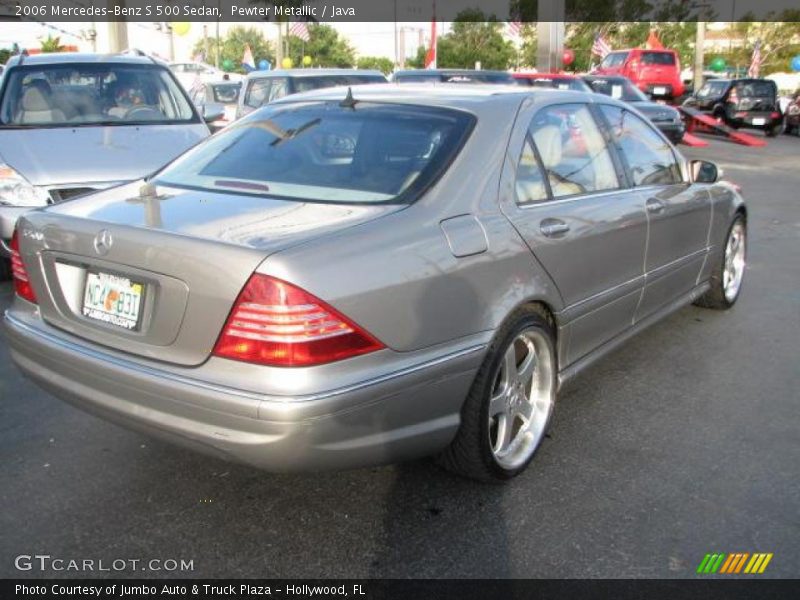 Pewter Metallic / Java 2006 Mercedes-Benz S 500 Sedan