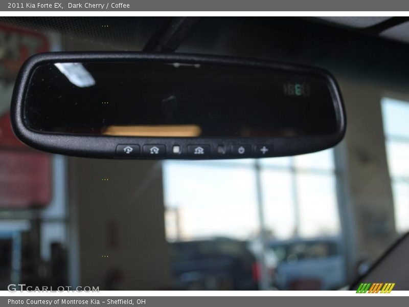 Dark Cherry / Coffee 2011 Kia Forte EX