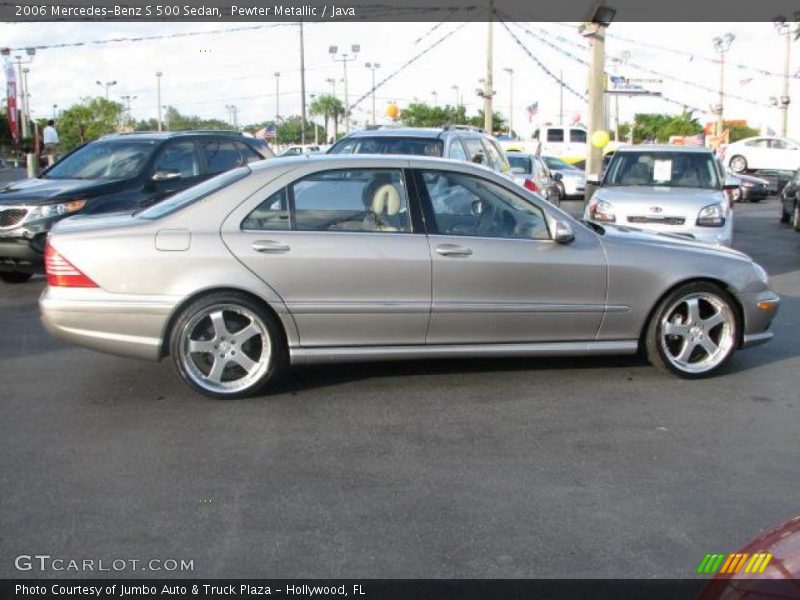 Pewter Metallic / Java 2006 Mercedes-Benz S 500 Sedan
