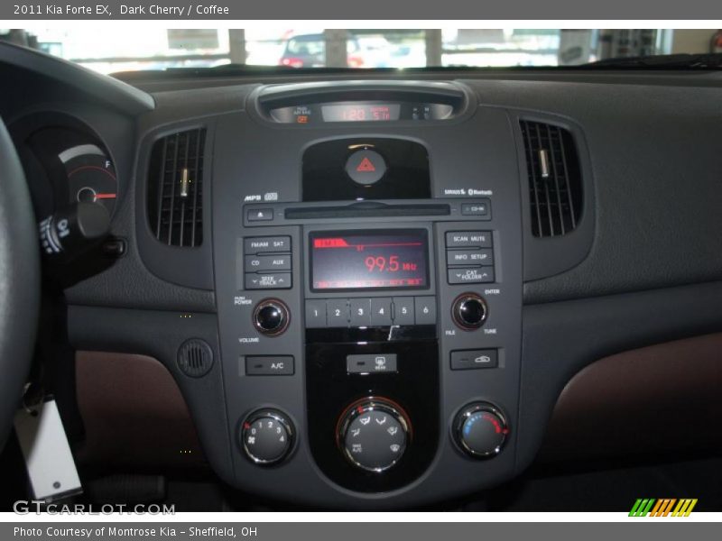 Dark Cherry / Coffee 2011 Kia Forte EX