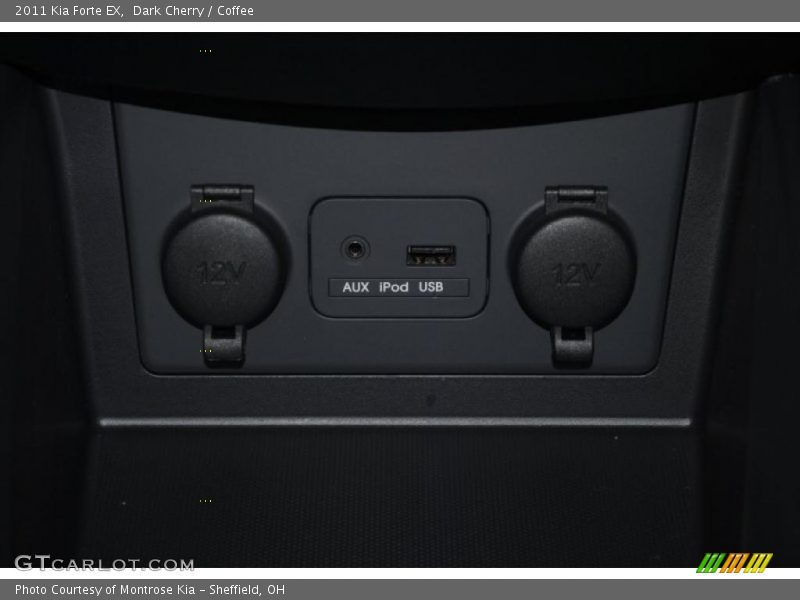 Dark Cherry / Coffee 2011 Kia Forte EX