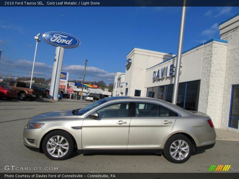 Gold Leaf Metallic / Light Stone 2010 Ford Taurus SEL