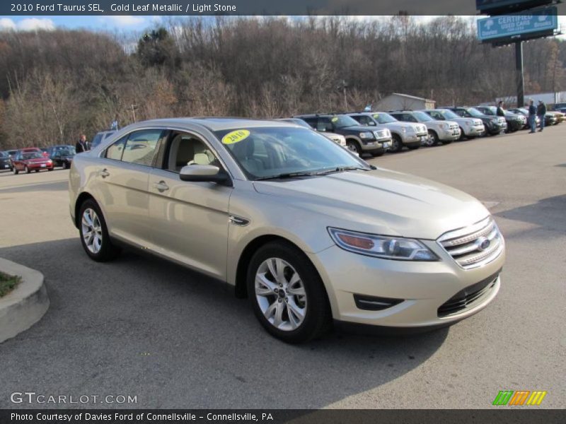Gold Leaf Metallic / Light Stone 2010 Ford Taurus SEL