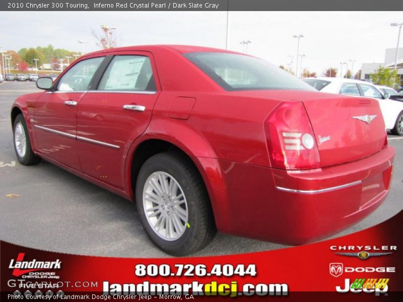 Inferno Red Crystal Pearl / Dark Slate Gray 2010 Chrysler 300 Touring