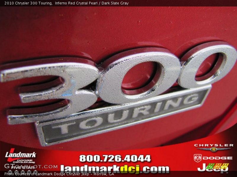 Inferno Red Crystal Pearl / Dark Slate Gray 2010 Chrysler 300 Touring