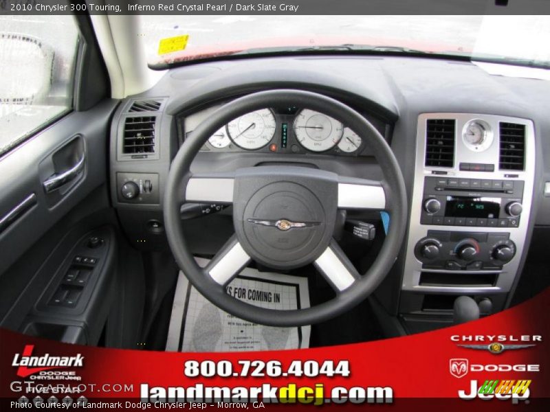 Inferno Red Crystal Pearl / Dark Slate Gray 2010 Chrysler 300 Touring