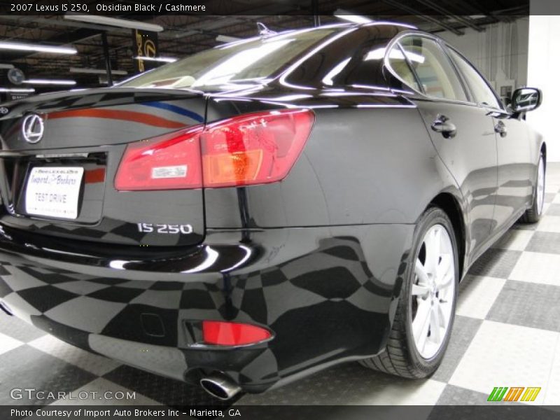 Obsidian Black / Cashmere 2007 Lexus IS 250