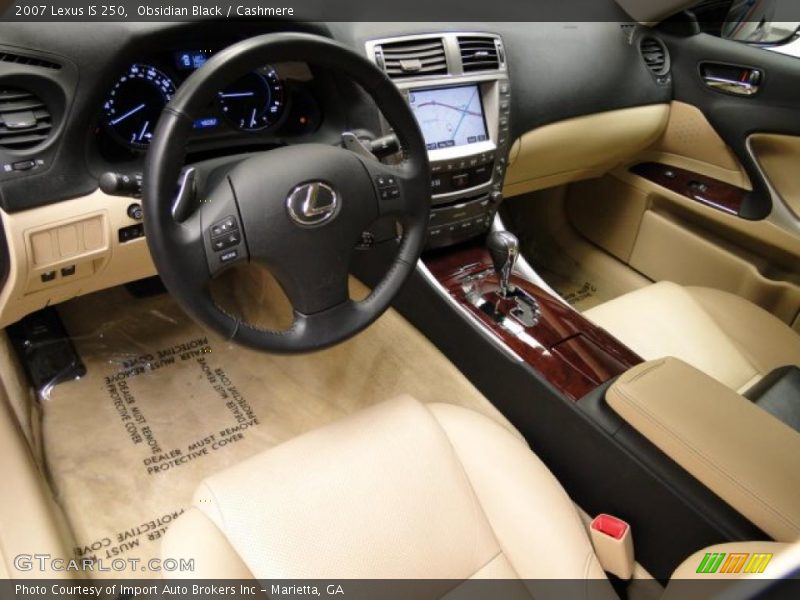 Obsidian Black / Cashmere 2007 Lexus IS 250