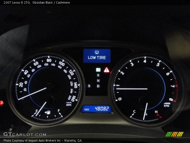 Obsidian Black / Cashmere 2007 Lexus IS 250