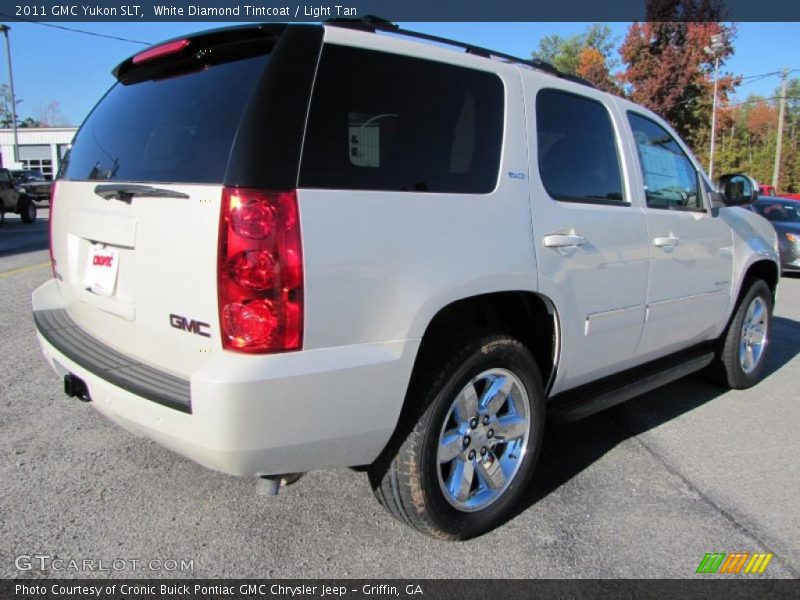 White Diamond Tintcoat / Light Tan 2011 GMC Yukon SLT