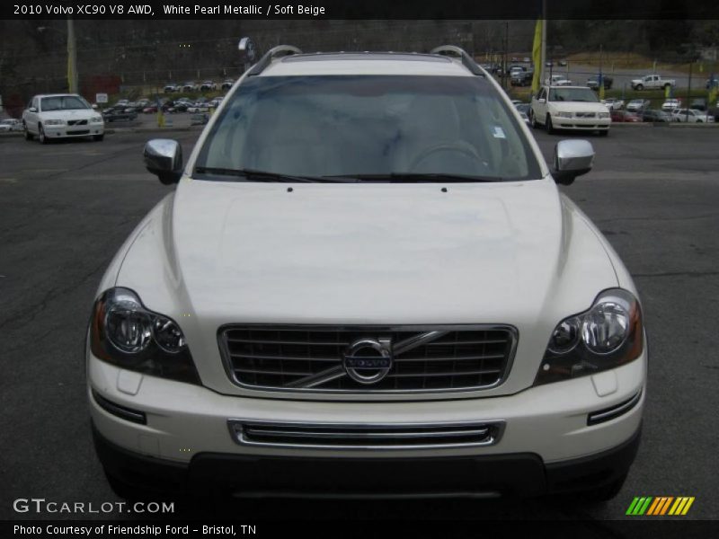 White Pearl Metallic / Soft Beige 2010 Volvo XC90 V8 AWD