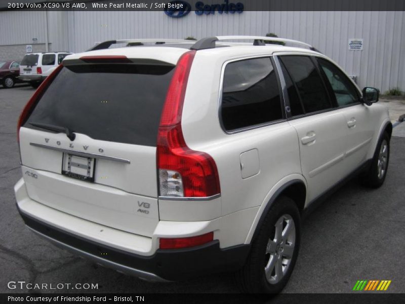 White Pearl Metallic / Soft Beige 2010 Volvo XC90 V8 AWD
