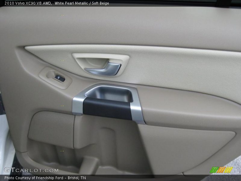 White Pearl Metallic / Soft Beige 2010 Volvo XC90 V8 AWD