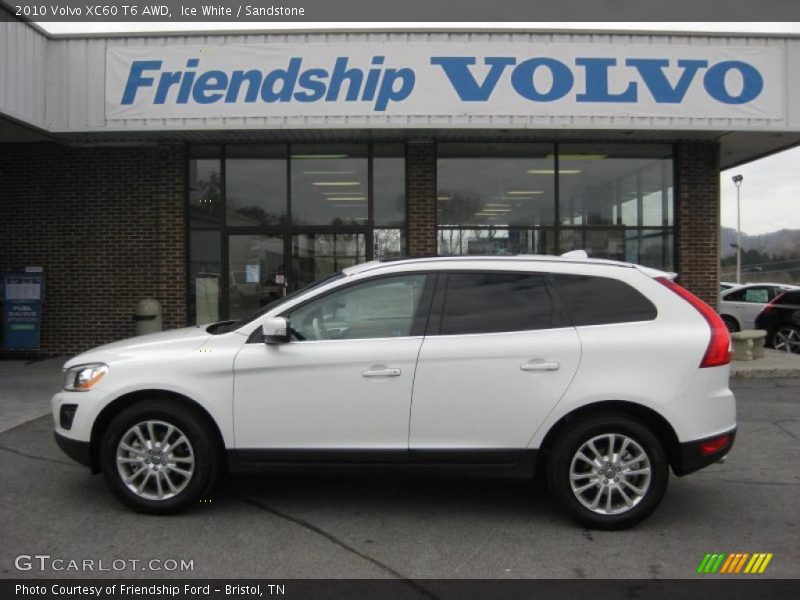 Ice White / Sandstone 2010 Volvo XC60 T6 AWD